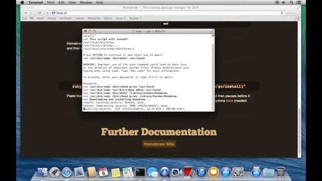 How to install Homebrew on OS X Mavericks смотреть онлайн