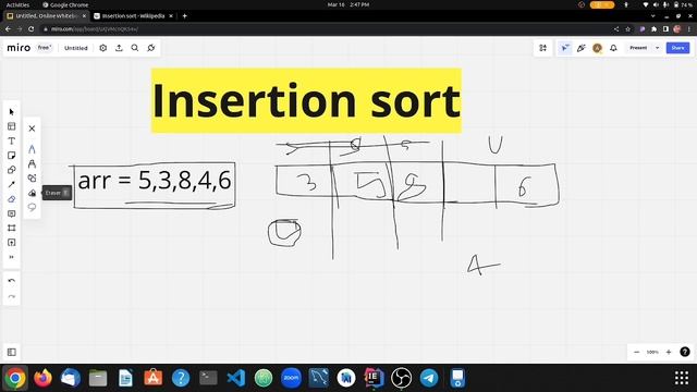 Insertion Sort - Sorting Algorithms in Arrays || Insertion Sort in java || Hindi Explanation смотреть онлайн