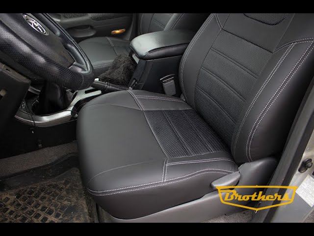 Авточехлы на Тойоту Прадо 120, серия "Premium" смотреть онлайн