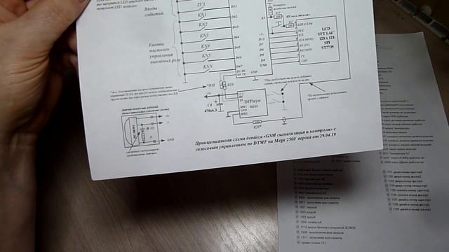 GSM SIM800L DTMF Mega2560 сигнализация