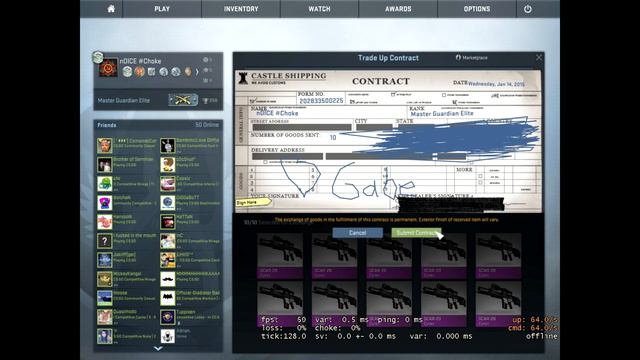 CS:GO - Trade Up! Vulcan or Desert Strike?! смотреть онлайн