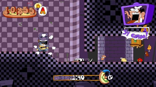 Pizza Tower - John Gutter Lap 3 P Rank смотреть онлайн