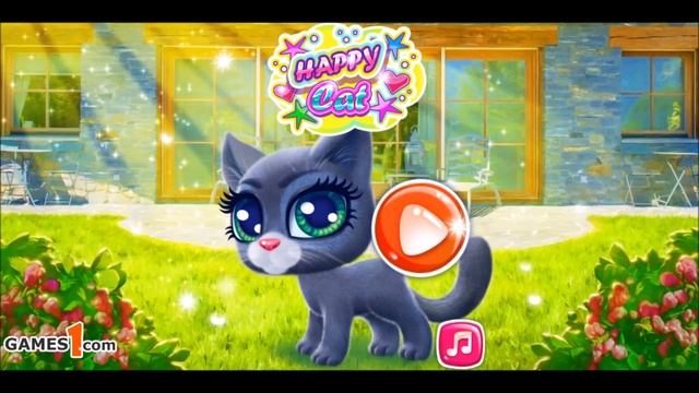 cute little kitten Happy Cat Learning Game Play for kids смотреть онлайн