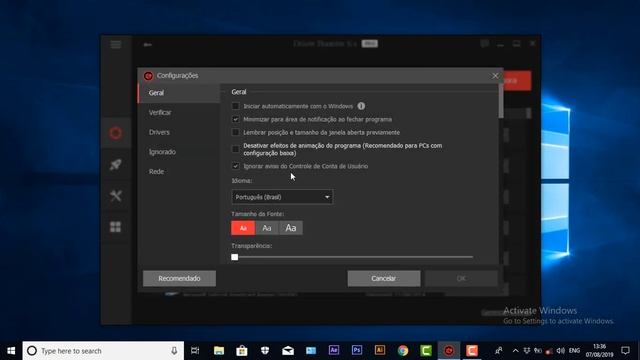 how to change  language in driver booster 6