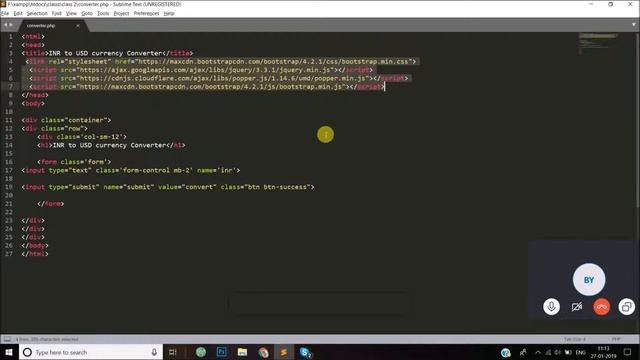 PHP class 2 - Arithmetic | Comparing Variable | Logical | Currency Converter | Form method смотреть онлайн