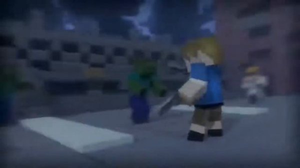 Клип Бада Бум minecraft (server Hypixel mini game zombie)