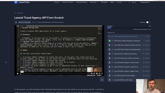 Laravel Daily MentorSHIP: Build API Project in 2 Weeks смотреть онлайн