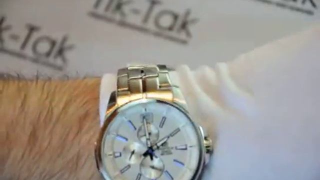 Обзор часов Casio Edifice EF-343D-7AVEF смотреть онлайн