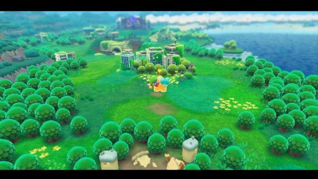 Kirby and the Forgotten Land - Gameplay Walkthrough Part 1 - Natural Plains Downtown Grassland смотреть онлайн