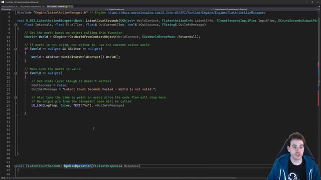 UE5 C++ 52 - How To Create Latent Action Blueprint Node With C++? - Unreal Tutorial CPP Delay Async смотреть онлайн