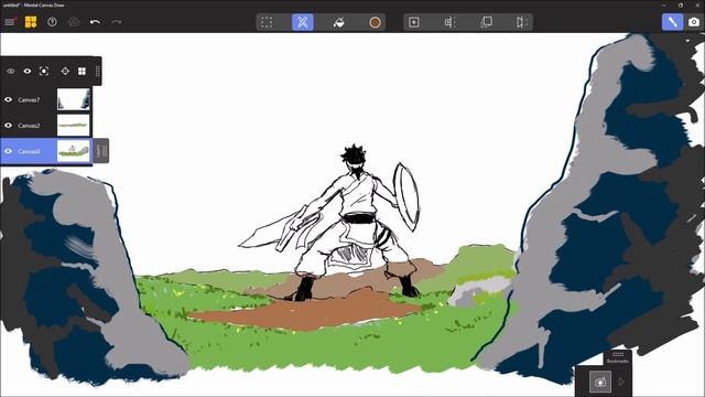 Mental canvas tutorial - Comment utiliser avec une tablette graphique смотреть онлайн