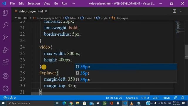 create video player in Javascript | create video player using javascript смотреть онлайн