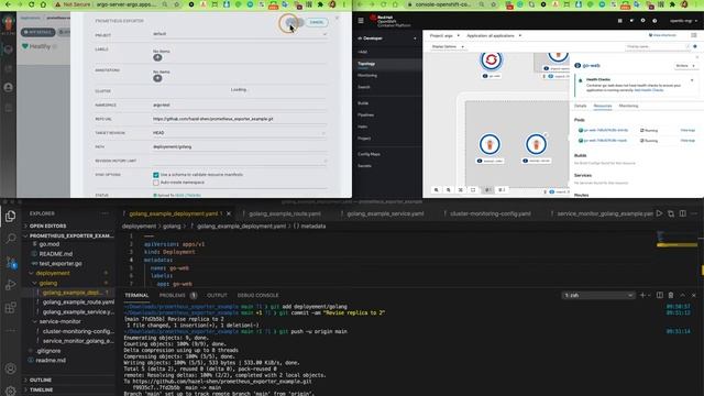 ArgoCD Deployment on OpenShift, and create new project (namespace) and new deployment смотреть онлайн