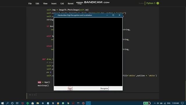 Multi Class Classification with Class Localization in real time using MNIST Dataset. смотреть онлайн