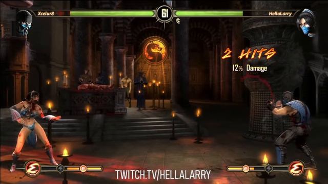 CAN MY KITANA HANDLE THIS KUNG LAO??? Mortal Kombat 9 matches смотреть онлайн
