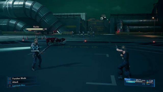 Final Fantasy VII Remake: (Hard) - Cloud vs Roche with a Nailed Bat (bike and one-on-one battle) смотреть онлайн