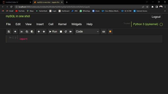 MySQL with Python in just 30 mins | Full Practical | Vinay Mishra смотреть онлайн