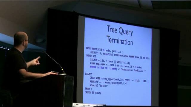 Trees and More with PostgreSQL (Tree Query Termination) смотреть онлайн