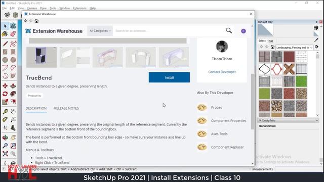 SketchUp Pro 2021 Complete Tutorial | How to Install Extensions in Sketchup in Urdu Hindi смотреть онлайн