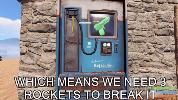 HOW TO RAID / BREAK THE VENDING MACHINE IN RUST