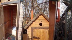 Вентиляция в уличном туалете (вытяжка)