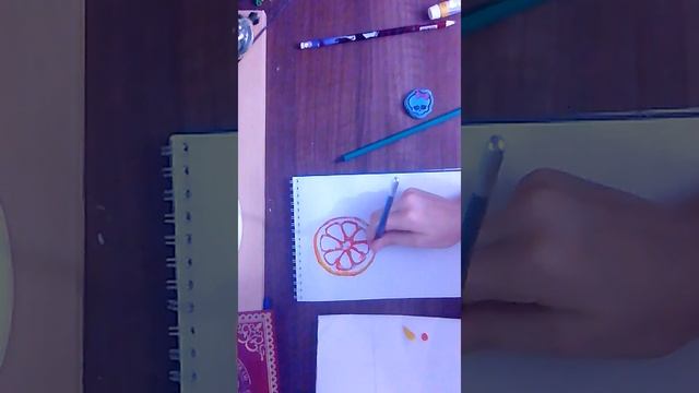 Урок √3 рисуем апельсин ?красками смотреть онлайн
