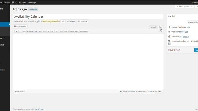 Embedding an availability calendar from AvailabilityCalendar.com on a WordPress website смотреть онлайн