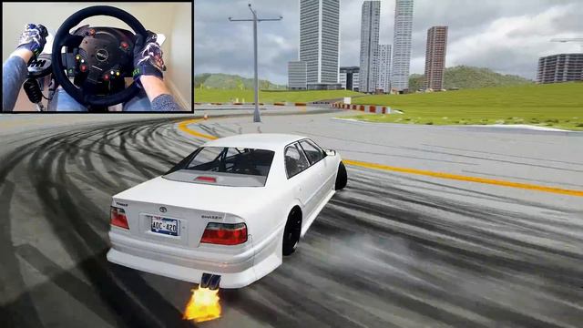 JZX100 (Chill ASF) Tandem Drifting | Steering Wheel Setup смотреть онлайн