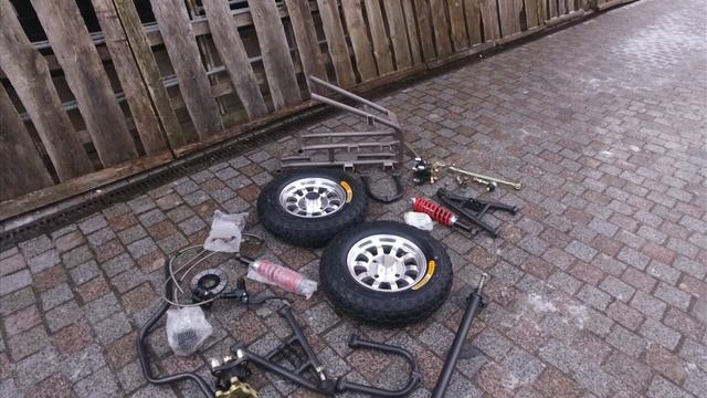 Легальный самодельный электрический веломобиль. Начало. смотреть онлайн