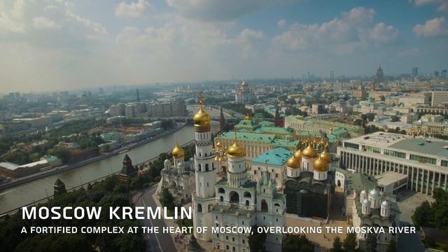 Moscow Kremlin, Aerial 4K / Московский Кремль смотреть онлайн