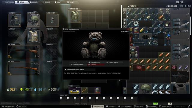 NEW KAPPA ITEM - BEAR Buddy plush toy - Escape from Tarkov Kappa Container смотреть онлайн