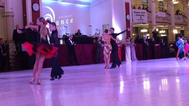 Полина Кулакова и Илья Молодов - Cha Cha 1/4F - Blackpool Dance Festival 2016 смотреть онлайн
