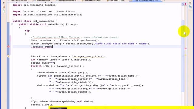 aula 2298 hibernate pesquisa hql com parametros смотреть онлайн