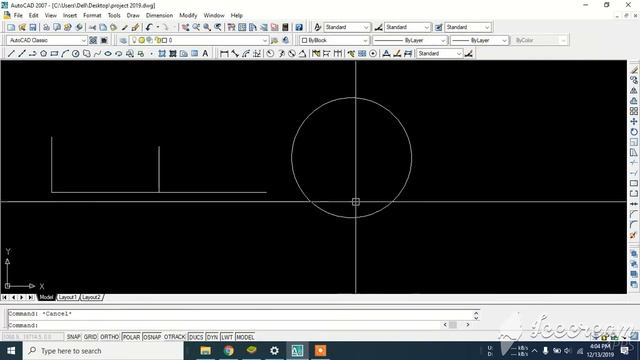 How to select Endpoint | Midpoint | Center etc, in Auto-CAD 2007 смотреть онлайн