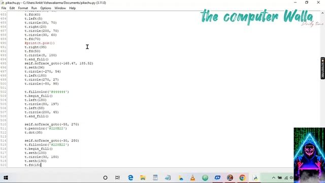 Pikachu Dwar By Using Python Turtle ?||Amazing paint ?|| Puthon Lovers See This Once смотреть онлайн