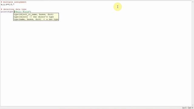 How to assign multiple values to a same variable : Python Tutorial смотреть онлайн