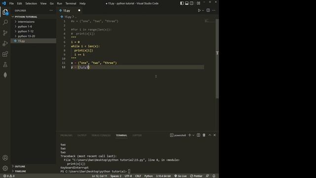 Intro to Python episode 15 Tuple basics смотреть онлайн