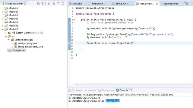 selenium part 18 properties file in selenium смотреть онлайн