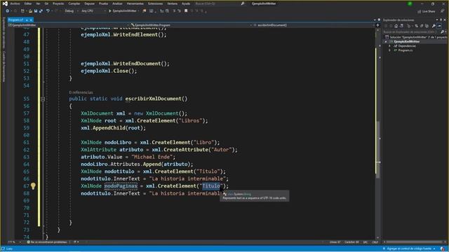 Crear archivo xml en c# con XmlDocument смотреть онлайн