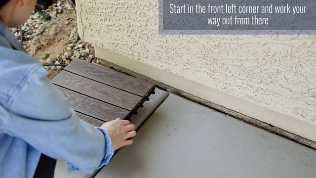 How to Install Composite Deck Tiles смотреть онлайн