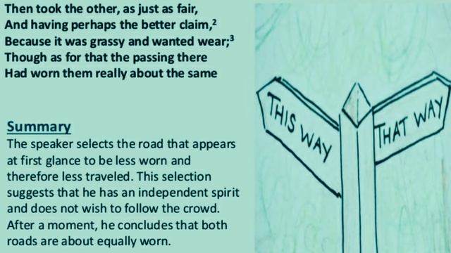 The Road Not taken Full(हिन्दी में)explained | cbse class 9 beehive смотреть онлайн