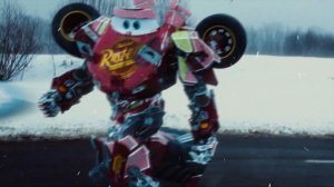 Lightning McQueen TRANSFORMERS in Real Life on Road cars
