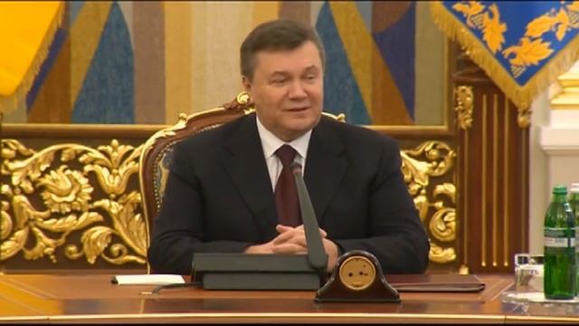 Приветственная речь В.Януковича и Б.Колесникова смотреть онлайн