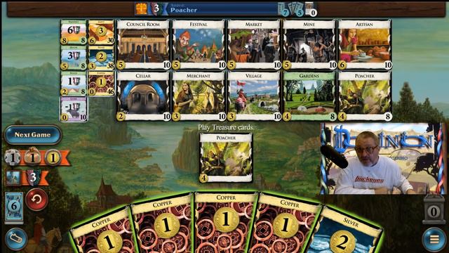 Learning to Play Dominion Board Game Overview Part1 with Nocturne Addon Online With Gameplay смотреть онлайн