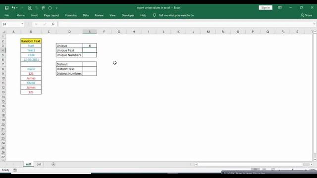 How to count unique values in Excel (count unique or distinct occurrences -2 ways) смотреть онлайн