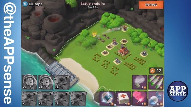 Clumps (37) Single Player Island - Boom Beach Walkthrough смотреть онлайн