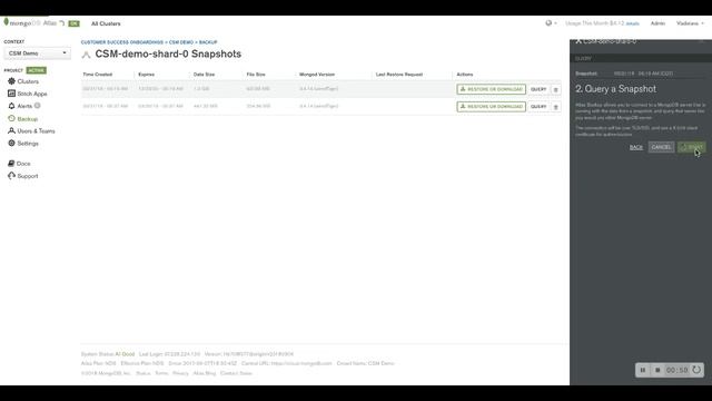 Backups in Atlas смотреть онлайн