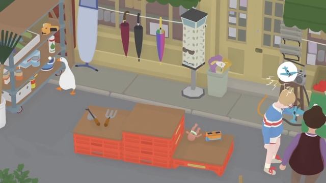 СОПЛЯК И ПРОДАВЩИЦА #2 (Untitled Goose Game)