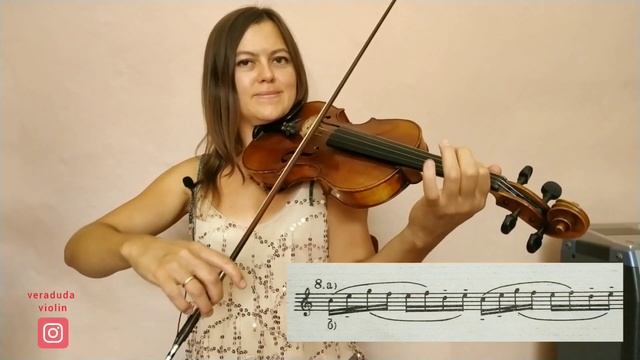 Техника игры на скрипке. Упражнения на всех частях смычка. Этюд Р. Крейцера #1 смотреть онлайн