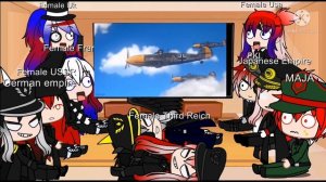 Countryhumans react to Fatherland vs Anime